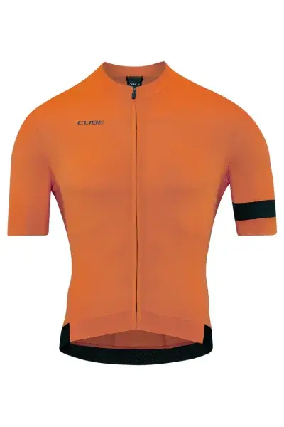 Cube Blackline Flash Fahrrad Trikot kurz orange 2023 - Größe: M (46/48)