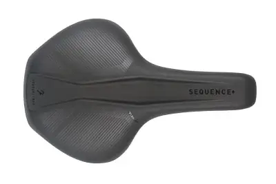 Cube Natural Fit Sequence+ Fahrrad Sattel schwarz - Größe: Large (272x158mm)