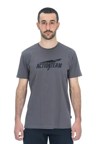 Cube Organic Actionteam Freizeit T-Shirt grau 2027 - Größe: L (50/52)