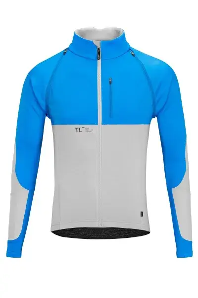 Cube Teamline Fahrrad Multifunktionsjacke blau/grau 2027 - Größe: XL (54/56)