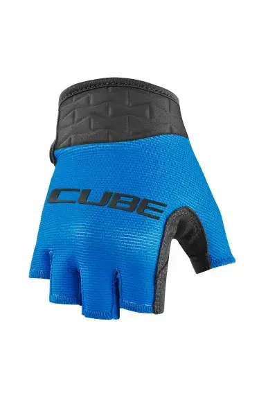 Cube Performance Junior Fahrrad Handschuhe kurz blau 2027 - Größe: XXS (5)