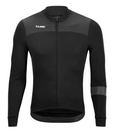 Cube Blackline Fahrrad Trikot lang schwarz 2027 - Größe: XXL (56/58)