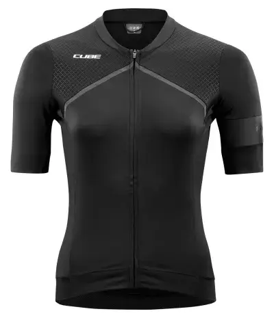 Cube Blackline Damen Fahrrad Trikot kurz schwarz 2027 - Größe: 3XL (46)