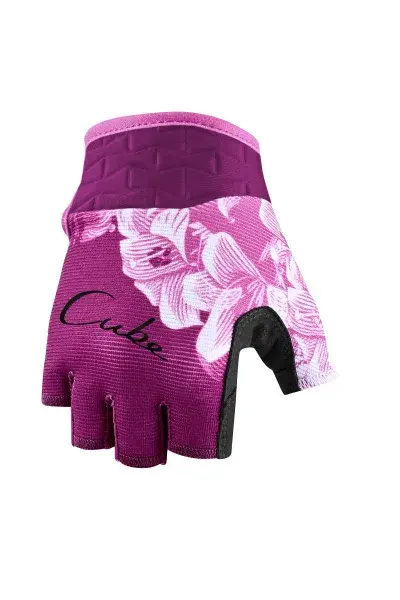 Cube Performance Junior Fahrrad Handschuhe kurz pink 2027 - Größe: XXS (5)