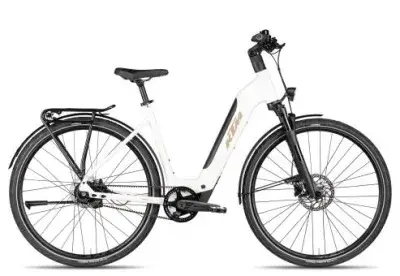 KTM Macina Superbelt SX 20 Wave 2027 | metallic white/beige black | 56 cm | E-Cityräder