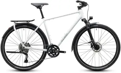 Cube Kathmandu Pro - 28 Zoll 20K Diamant - metallicwhite´n´chrome