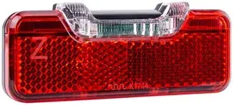 CONTEC TL-135 LED-Gepäckträgerrücklicht - mit Standlicht und Rückstrahler – 80 mm