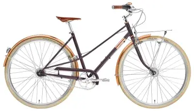 Creme Caferacer Lady Doppio Rot Modell Aktion