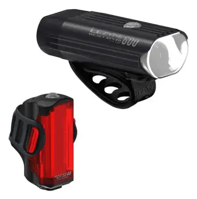 Lezyne Radar React System Akku Beleuchtungsset StVZO Schwarz Modell 2027