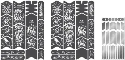 Unleazhed Rahmenschutzfolie Kids BPK01 Ride It white matt Weiß Modell 2026