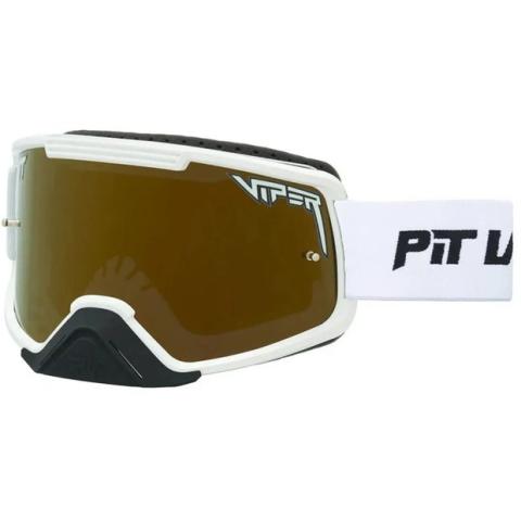 Pit Viper The Brapstrap Goggle - Small - Miami Nights Gold - 2025 Weiß Modell 2026