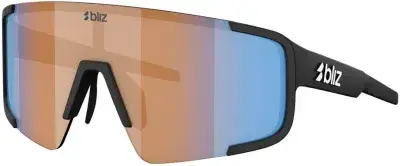 Bliz P003 Small Matte Black - Grey w Blue Mirror Schwarz Modell 2026