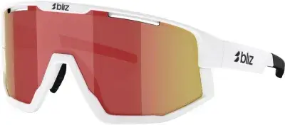 Bliz Fusion Matt White - Smoke w Red Multi Weiß Modell 2026