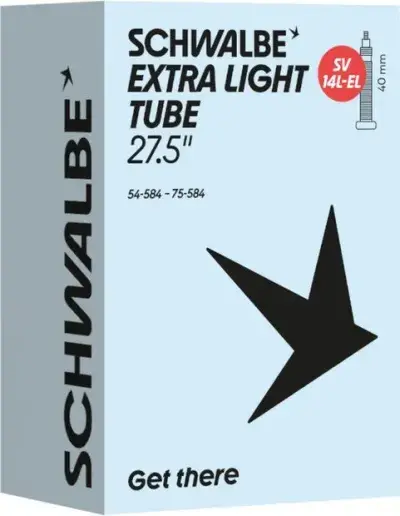Schwalbe SV14L-EL Extra Light Schlauch 27,5 Zoll - 40 mm Schwarz Modell 2026