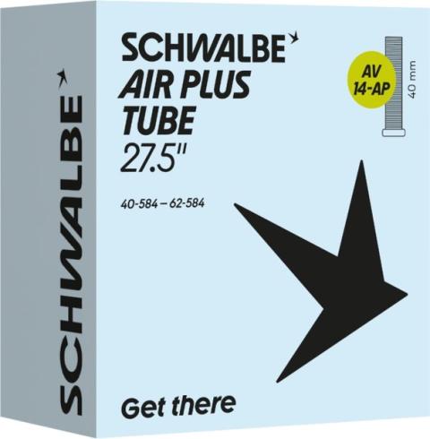 Schwalbe AV14-AP Air Plus Schlauch 27,5 Zoll - 40 mm Schwarz Modell 2026