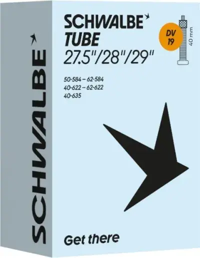 Schwalbe DV19 Schlauch 27,5/29 Zoll - 40 mm Schwarz Modell 2026