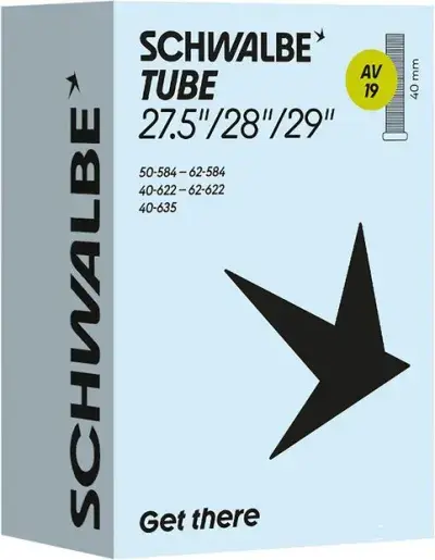 Schwalbe AV19 Schlauch 27,5/29 Zoll - 40 mm Schwarz Modell 2026