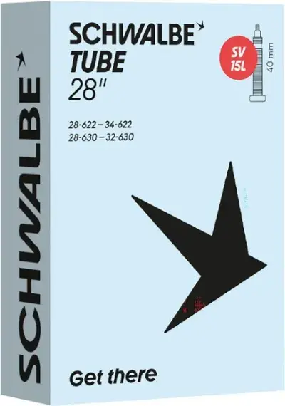 Schwalbe SV15L Schlauch 28 Zoll - 40 mm Schwarz Modell 2026
