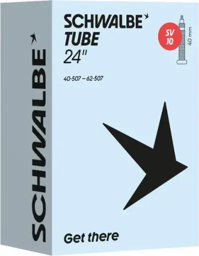 Schwalbe SV10 Schlauch 24 Zoll - 40 mm Schwarz Modell 2026