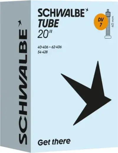 Schwalbe DV7 Schlauch 20 Zoll - 40 mm Schwarz Modell 2026