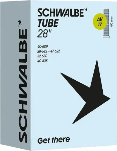 Schwalbe AV17 Schlauch 28 Zoll - 40 mm Schwarz Modell 2026