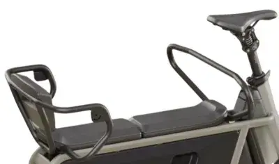 QiO Rail Front, Reling Vorderteil - Griff für QiO Long Schwarz Modell 2026