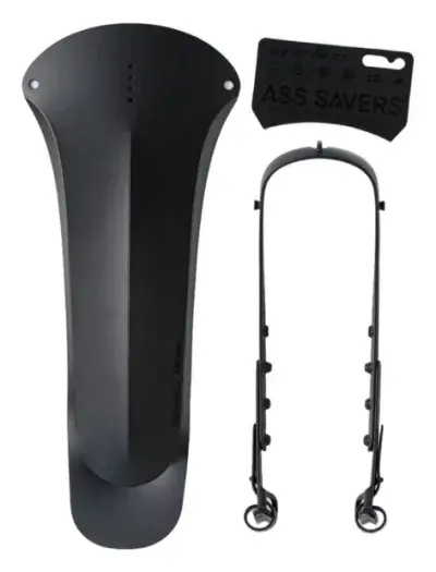 Ass Savers WMS-1 Win Wing MTB Spritzschutz HR Stealth Schwarz Modell 2026