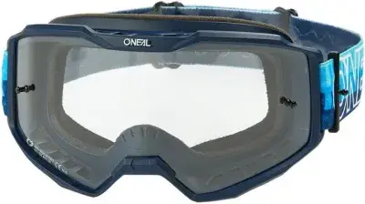 O'Neal B-10 Goggle Striped Blue/Blue - Clear Blau Modell 2026