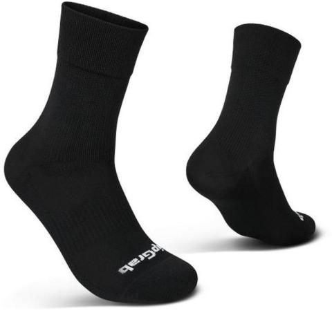 GRIPGRAB EXPLR Socken mit normalem Bund Schwarz Modell 2026