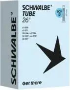 Schwalbe SCV12 Schlauch 26/27,5 Zoll - 40 mm Schwarz Modell 2026