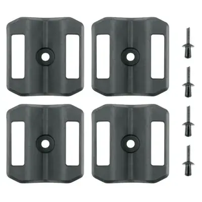SKS GERMANY Infinity Universal Rahmengummis Set (4 Stk.) Schwarz Modell 2027