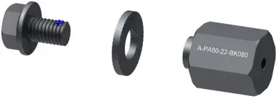 Qeridoo Polygonadapter - 5x0,8 Schwarz Modell 2025
