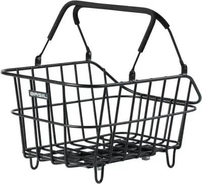 Basil Hinterradkorb Cento MIK Aluminium Weitmaschig Schwarz Modell 2026