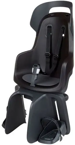 Bobike GO Kindersitz Reclining - Gepäckträgerhaltung Schwarz Modell 2026