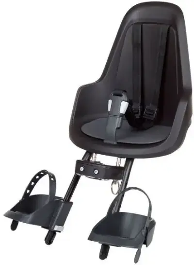 Bobike GO Mini Kindersitz - Rahmenmontage vorn Schwarz Modell 2026