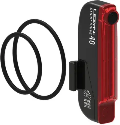 Lezyne Stick+ Akku Rücklicht StVZO Schwarz Modell 2027