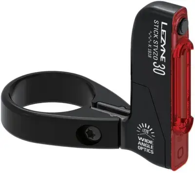 Lezyne Stick+ SC Akku Rücklicht StVZO Schwarz Modell 2027