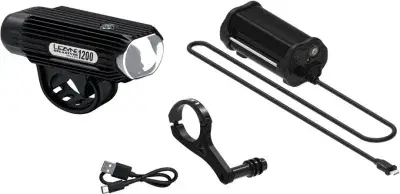 Lezyne Deca 1200 Akku Frontlicht, Loaded Kit StVZO Schwarz Modell 2026