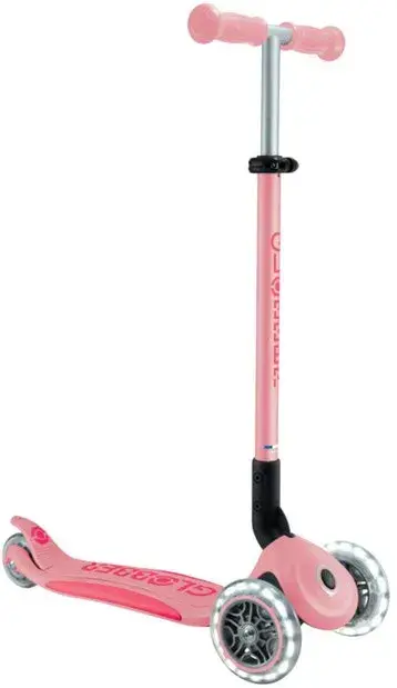 Globber Primo Foldable PLUS Lights, mit Leuchtrollen Pink Modell 2024