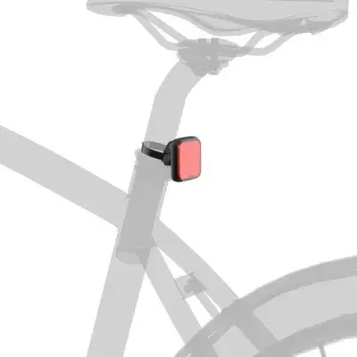 Knog Blinder R25/R50 E-Bike Rücklicht Halterung, Sattelklemme Schwarz Modell 2027