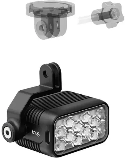 Knog Blinder E/X Halterung, GoPro Mount Schwarz Modell 2027