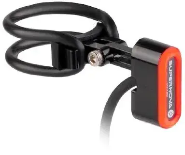 Supernova TL3 Mini Rücklicht für Sattelstützenmontage - Dynamo 6V Schwarz Modell 2026