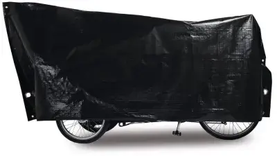 VK Fahrradschutzhülle Cargo Bike, mit 2 Ösen Schwarz Modell 2024