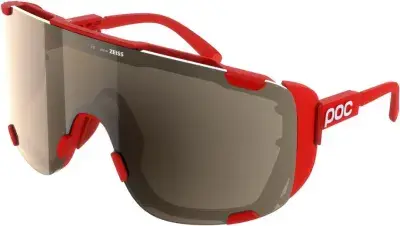 POC Devour Ultra - Prismane Red/Clarity Trail/ Silver Rot Modell 2025