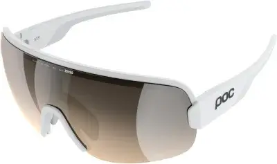POC Aim hydrogen white - Clarity trail/Partly sunny silver Weiß Modell 2026