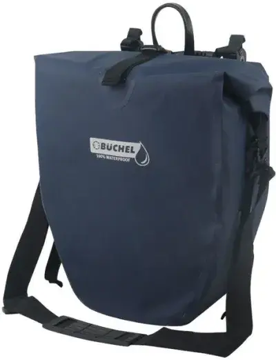 Büchel Gepäckträgertasche wasserdicht - Einzeltasche Blau Modell 2024