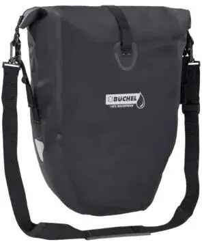 Büchel Gepäckträgertasche wasserdicht - Einzeltasche Schwarz Modell 2024