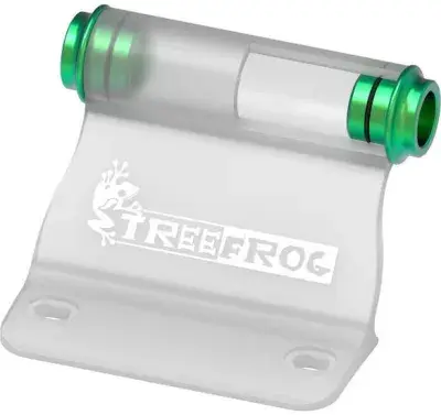 TREEFROG Stopfen Set für Universal Gabelhalterung 15x100 mm Grün Modell 2024