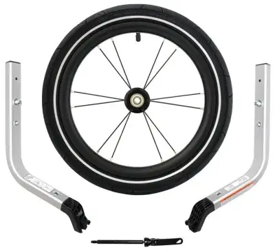 Thule Chariot 2 Jogging Kit Single - Einsitzer (ab MY2024) Silber Modell 2026