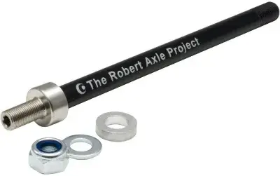 Robert Axke Kid Axle - Steckachse für Fahrradanhänger M12x1.75 Schwarz Modell 2024